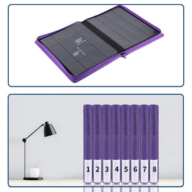 Snekdy purple color adds a vibrant touch to your shelf.