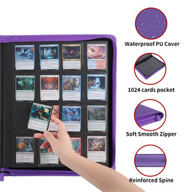 Snekdy side-loading pockets enable quick insertions and secure card protection.
