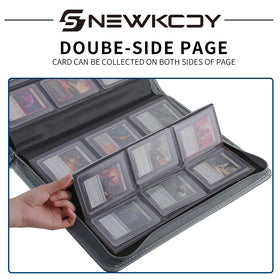 Snekdy binder supports multiple card types for versatile collections.
