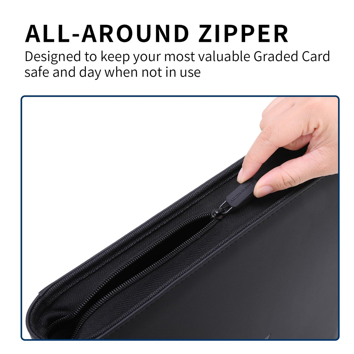 Snewkcdy Snekdy side-loading pages for easy card access.