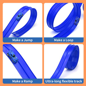 Snidov track with suction cups securely gripping a surface