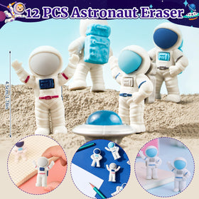 SNLN astronaut erasers brighten pencils with cute space vibes.