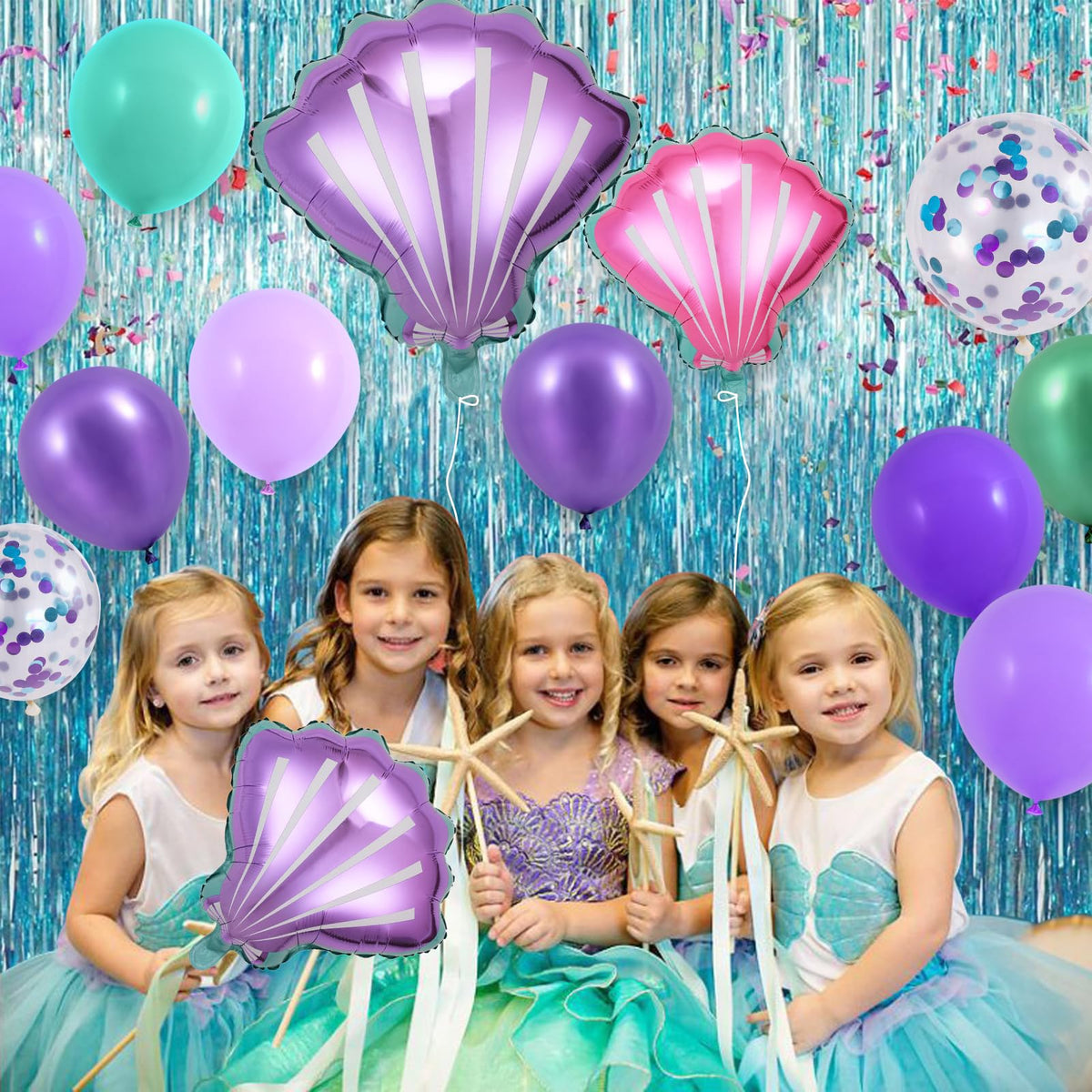 SNLN balloon arch accessories help frame the party centerpiece.