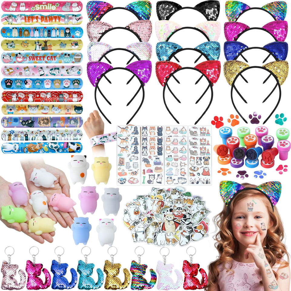 SNLN cat party headband sequin sparkles for a stylish party look