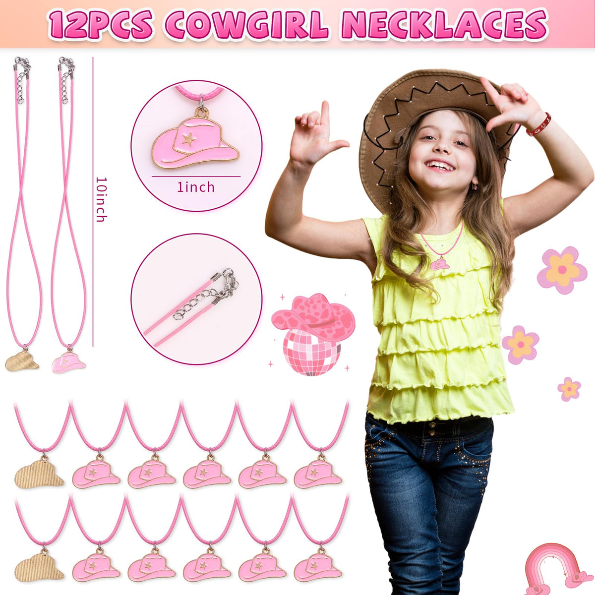 SNLN cowgirl necklaces with pendants for stylish party wear