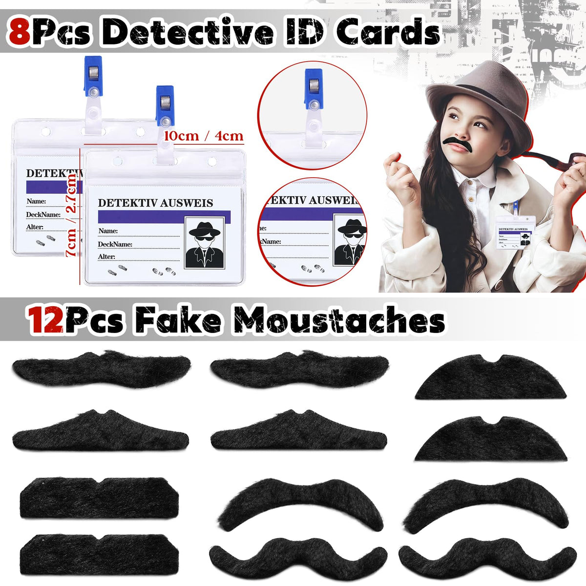 SNLN fake mustache for playful disguises