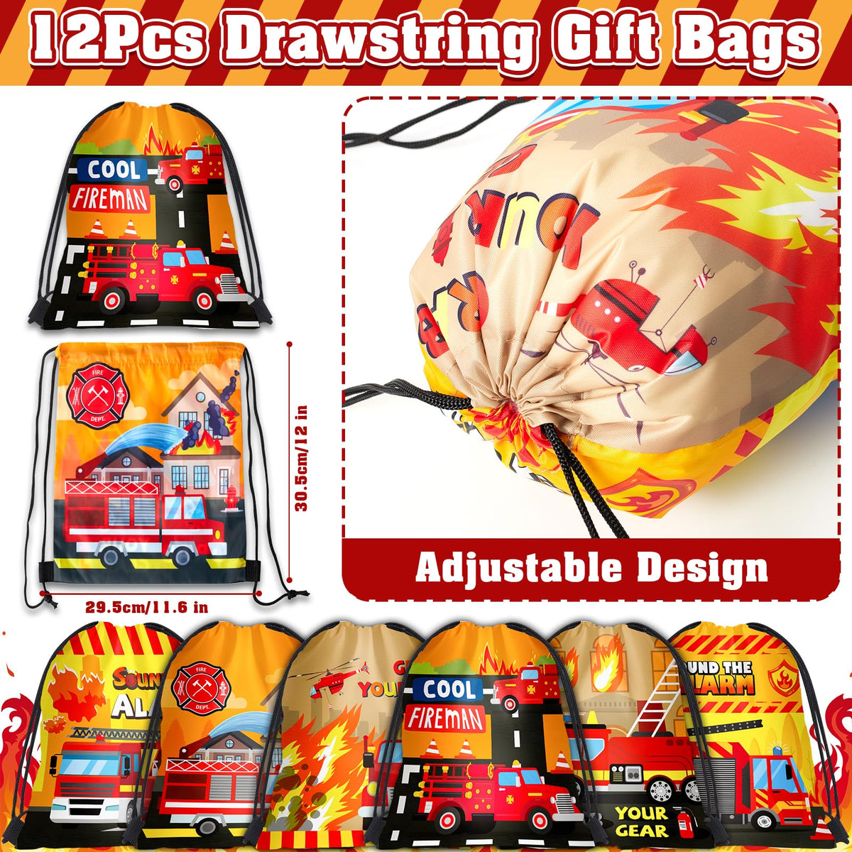 SNLN firefighter tattoo stickers add themed excitement to kids' activities.