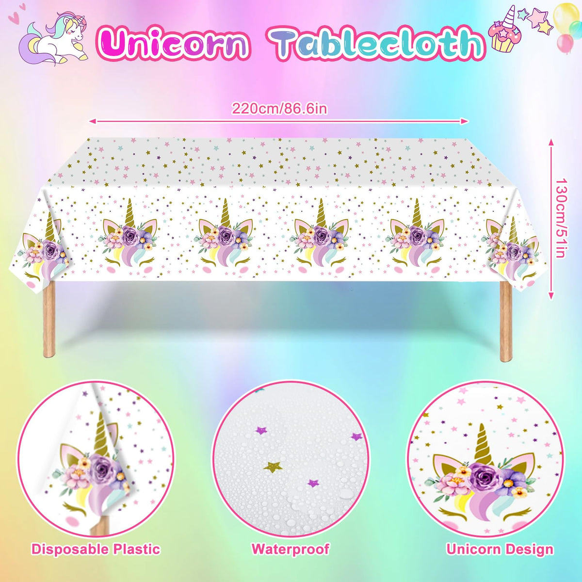 SNLN foil balloons with stars and rainbow accents elevate decor