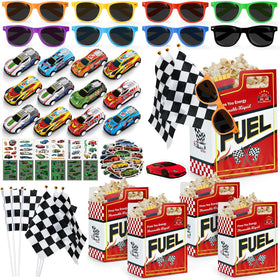 SNLN fuel-tank gift box for race party favors.
