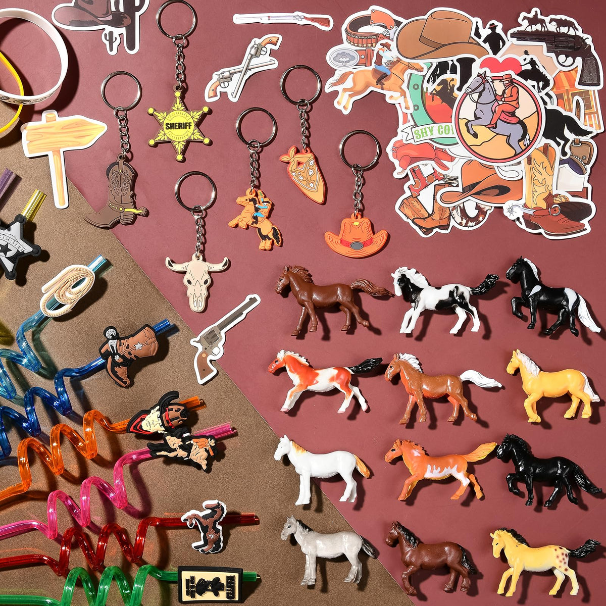 SNLN gift-ready western party supplies enhance themed celebrations.