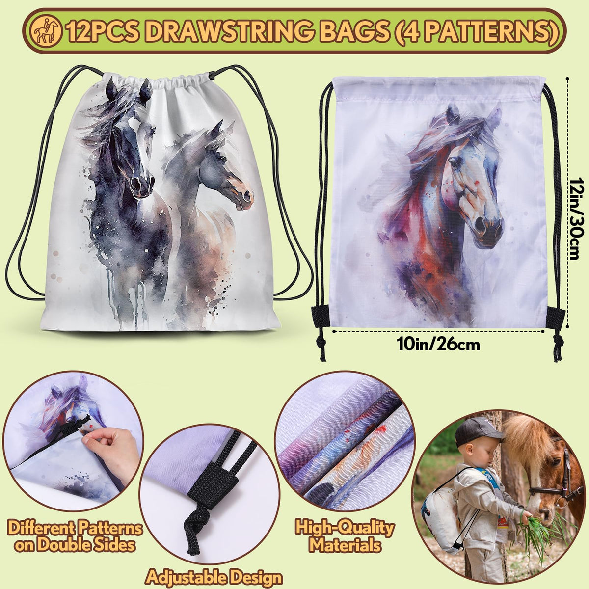 SNLN horse keychains durable keepsakes from the party