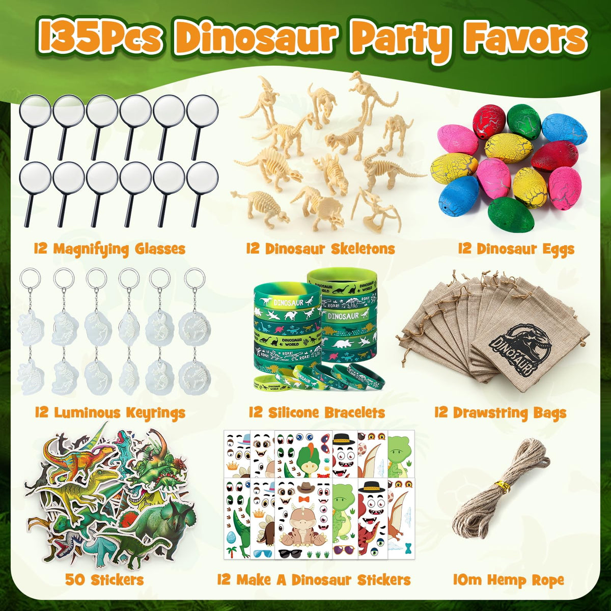 SNLN magnifying glasses for kids’ dinosaur discovery and interactive play.