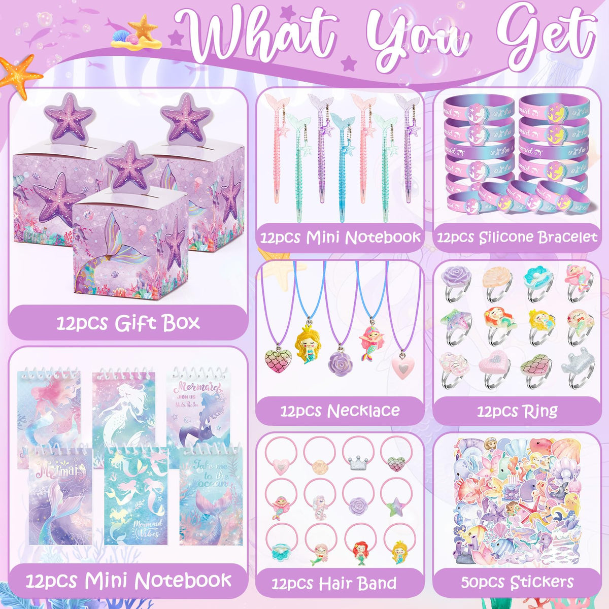 SNLN Mermaid coil notebooks with whimsical designs for doodling adventures
