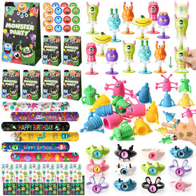 SNLN monster party favors bags for kid celebrations, bright and easy to distribute