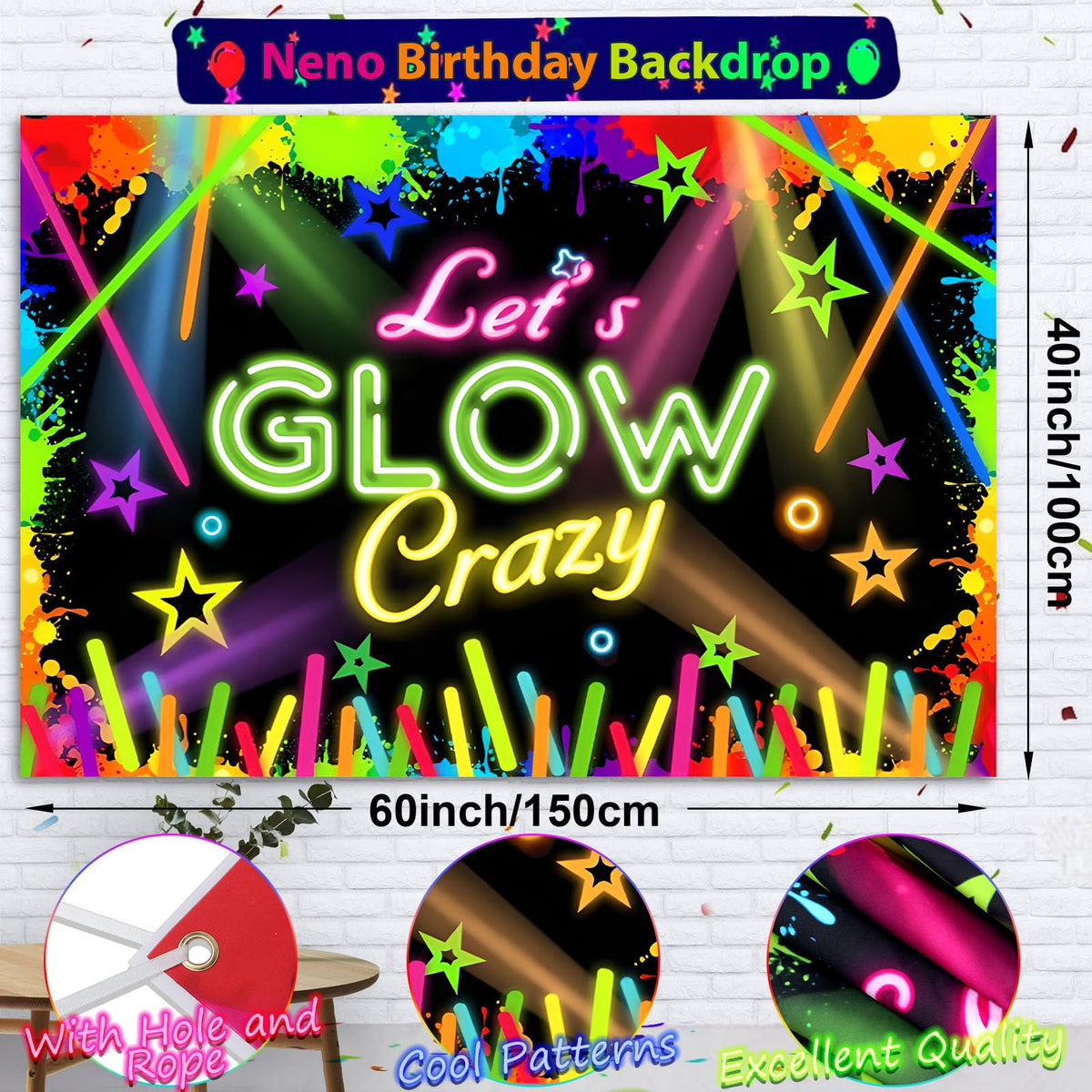 SNLN neon balloons assortment adds bright color to celebrations