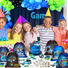 SNLN gaming themed party decorations to enhance the vibe