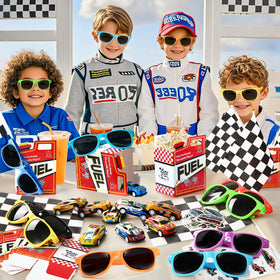 SNLN race car stickers for quick party bag decorating.