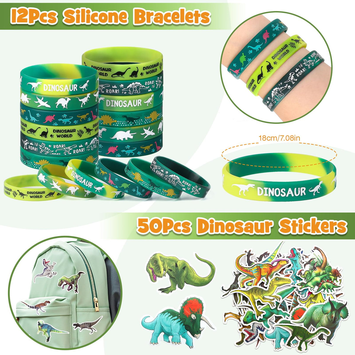 SNLN reusable dinosaur gift bags simplify party post-play cleanup.