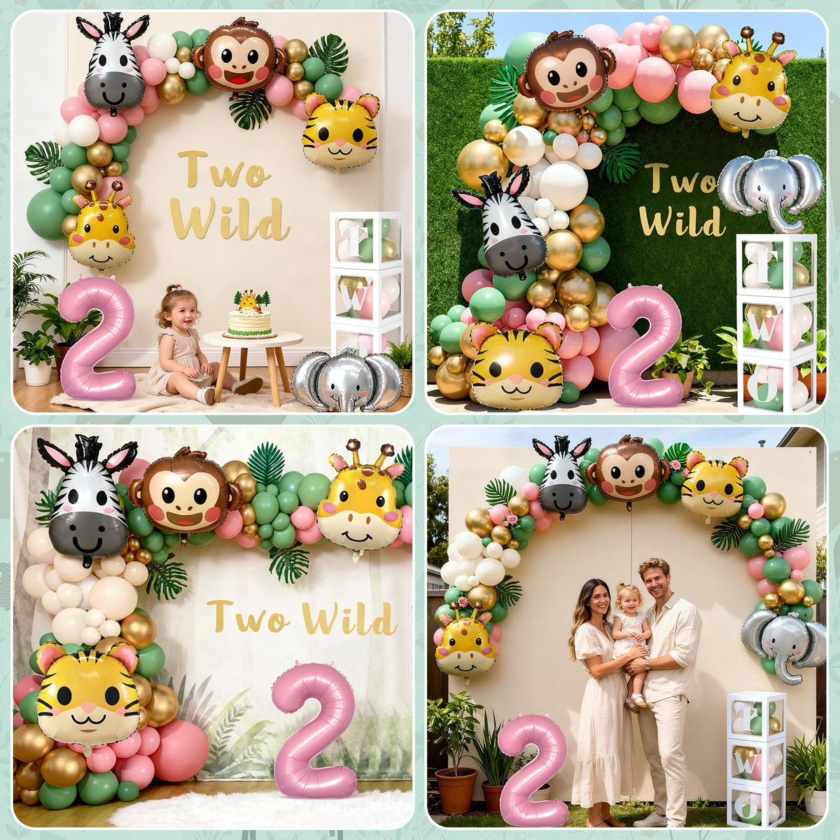 SNLN Safari party scene showcases complete setup for vibrant birthday memories.