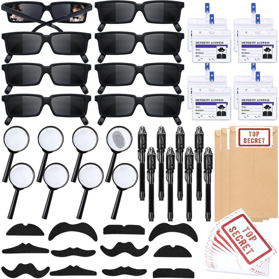 SNLN spy sunglasses see-behind lenses for detective play