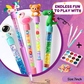 SNLN STEM-inspired kit encourages color layering and fine motor practice.