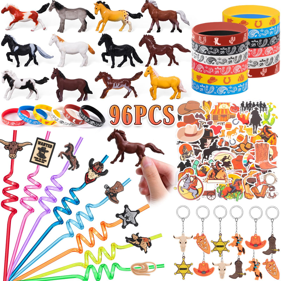 SNLN western horse toy miniature for party games and rodeo play.