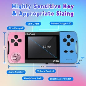 SNONBROS 3.5-inch screen delivers easy-on-the-eyes visuals.