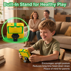 SNONBROS console mute function allows quiet play in public spaces.