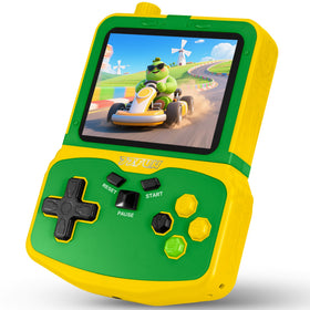 SNONBROS kids handheld console with a compact travel-friendly design for on-the-go fun.