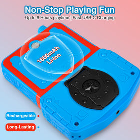 SNONBROS volume control and mute create quiet private gaming in public.