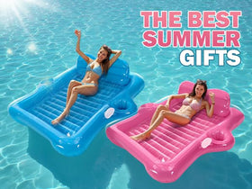 Snowalva outdoor sun bed with drain and armrests for easy use