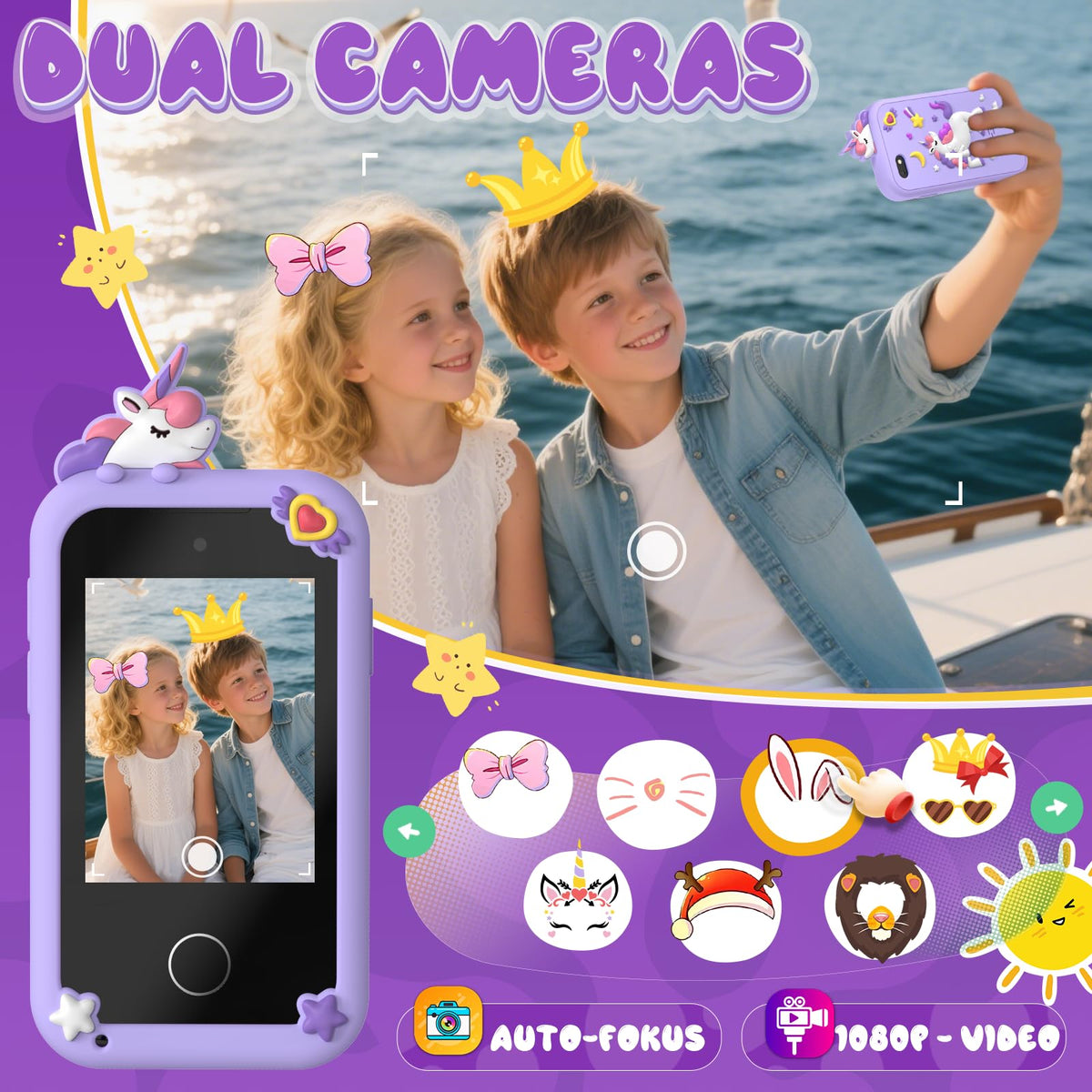 SnowCinda dual cameras encourage creative photos and videos