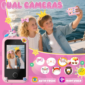 SnowCinda toy with dual cameras for creative photos and videos