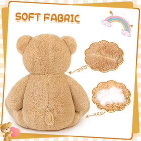 SNOWOLF cute fluffy design offers decorative charm and comforting presence.