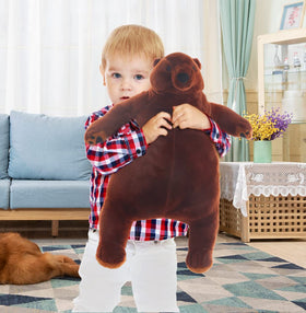SNOWOLF Djungelskog bear care tips, 60 cm, soft fur maintenance