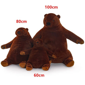 SNOWOLF Djungelskog bear wildlife-themed decor, 60 cm display piece