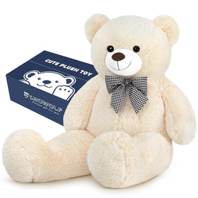 Snowolf giant 47-inch teddy bear in a Mother's Day gift presentation for a special moment.