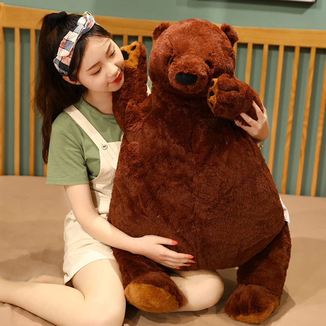SNOWWOLF Djungelskog 100 cm bear full height, cuddling or display