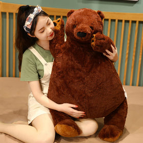 SNOWWOLF Djungelskog 100 cm bear full height, cuddling or display