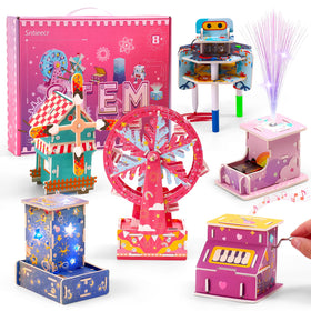 Sntieecr 6-in-1 STEM kit fiber optic light project enhances visual learning