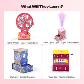 Sntieecr Ferris wheel model demonstrates engineering concepts at your desk