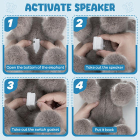 SnugBibble elephant plush makes a thoughtful gift for baby showers or birthdays.