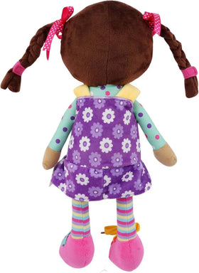Snuggle Stuffs Sugar Snap's rainbow colors spark joyful dress-up play.