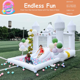 SnuggleBounce accessories support decorations and games during parties