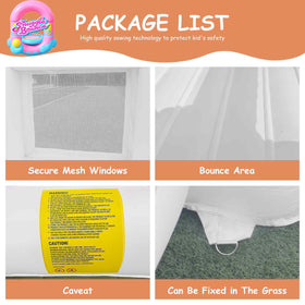 SnuggleBounce packaging reveals contents and easy assembly steps