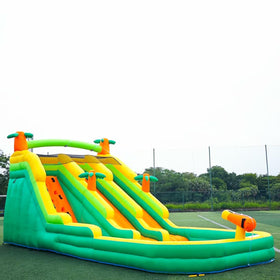 SnuggleBounce 20FT Oxford water slide set up for outdoor fun ready to play