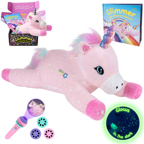 SNUGSHINE note-from-glimmer keepsake compartment adds a special bedtime message.