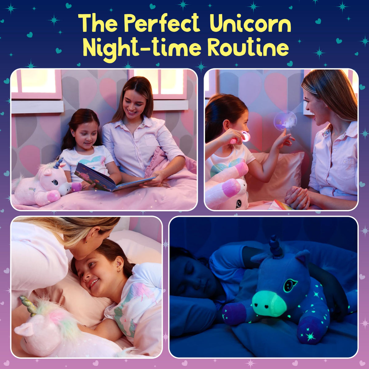 SNUGSHINE parent-child reading time with Glimmer's adventures strengthens bedtime bonding.