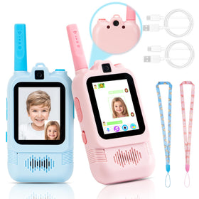 SNUGTOY video walkie talkies with front camera for kid-friendly video chats and playdates