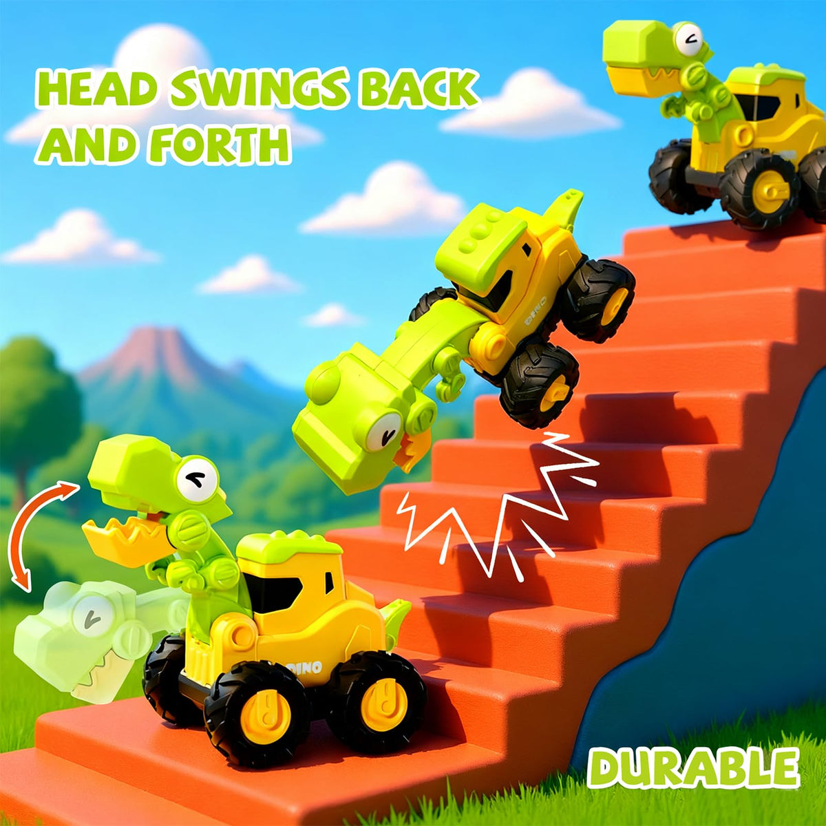 Snugzy portable toy cars – easy to carry for travel and park adventures.